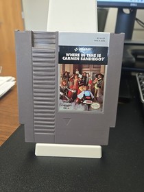 Where in Time is Carmen Sandiego [Nintendo NES, 3-Screw, 2000) 