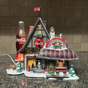 Department 56 Coca Cola Fizz Factory North Pole Series Christmas Decor Retired - Bild 1 von 10