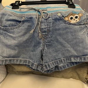 Justice Girls Shorts 10 slim Monkey-blue  - Picture 1 of 7
