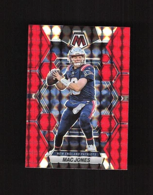 2023 Panini Mosaic - Mac Jones #160 Red Mosaic Prizm - Image 1 of 2
