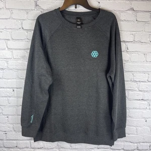 Apple Sweatshirt Mens XL Gray Mindful Minute Challenge 2024 Employee Breathe - Picture 1 of 8