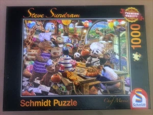 STEVE SUNDRAM: CHEF MANIA: 1000 PIECE JIGSAW GUARANTEED COMPLETE - Picture 1 of 2