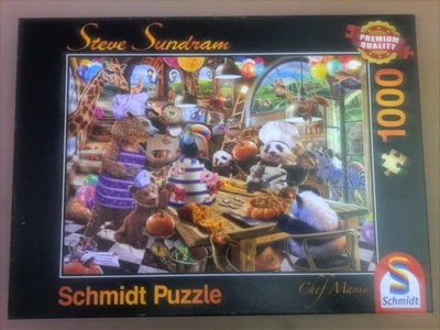 STEVE SUNDRAM: CHEF MANIA: 1000 PIECE JIGSAW GUARANTEED COMPLETE - Image 1 of 2