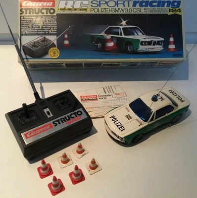 Carrera Structo 90209 Polizei BMW 3.0 CSL 1:24 Rarität in OVP - Bild 1 von 4