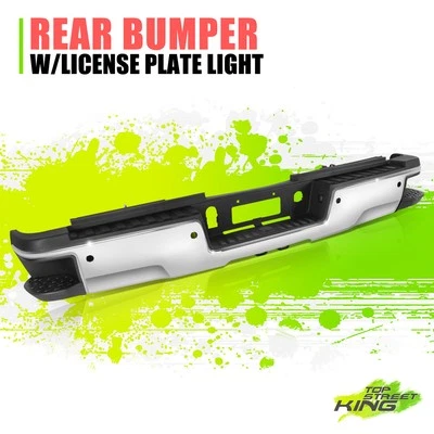 Chrome Rear Step Bumper For 15-19 Silverado Sierra 2500 Dual Wheel WO Hitch Bar - Image 1 of 4