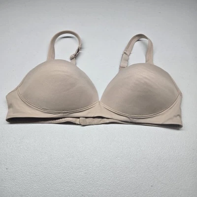 Sujetador Warners Mujer 36C Beige 01298 Camiseta Correa Inalámbrica Ajustable Foto 1 de 4