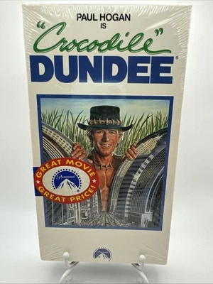 Crocodile Dundee VHS Tape Sealed (1991 Paramount) Factory Shrink-Wrap - Image 1 of 4