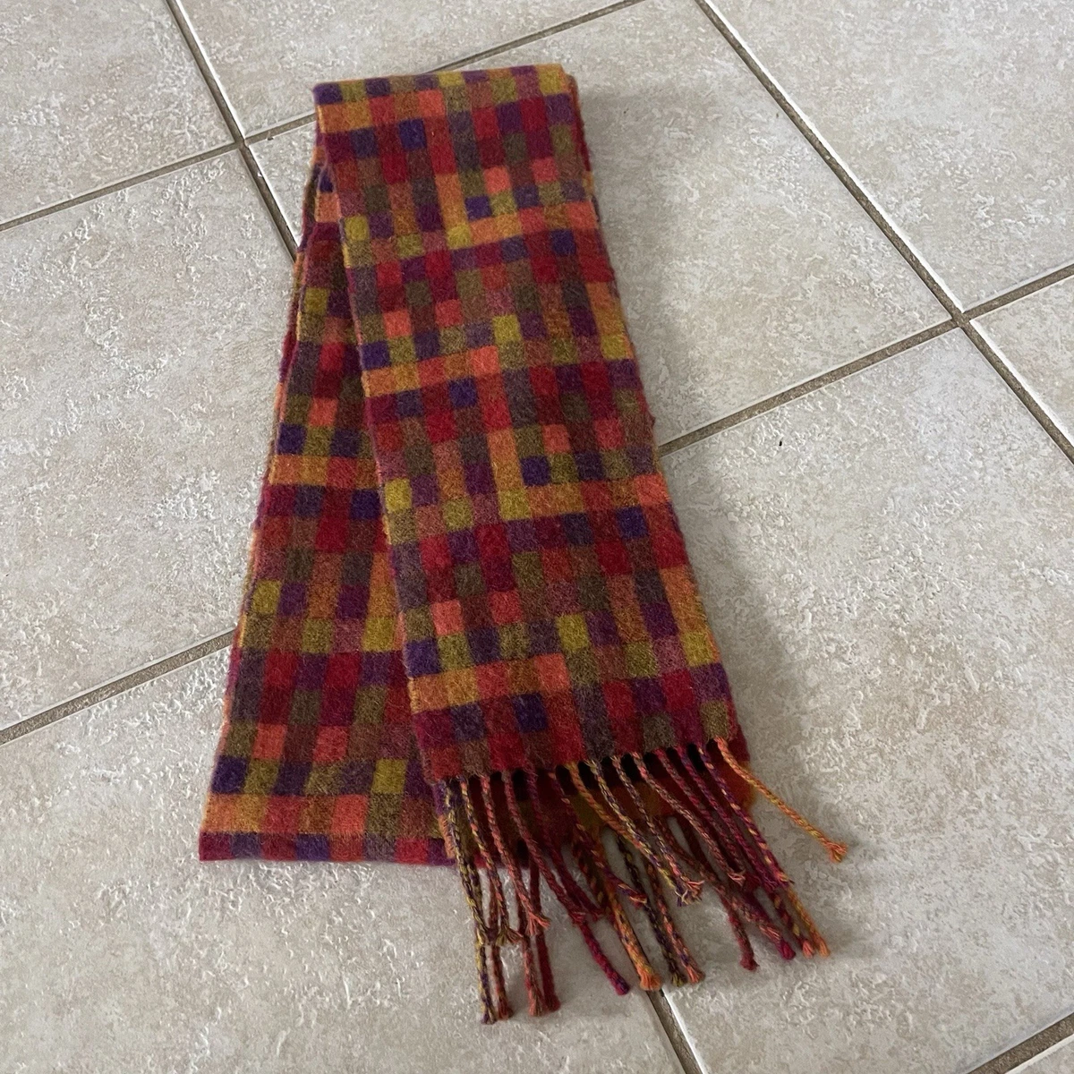 Bufanda Hombre Gris Bufanda De Cuadrícula De Color Caqui De Invierno Diseñador De Chal De Lana Larga Con Borlas Para Mujer Envoltura Suave Y Cálida De Lujo De 15,04 € | DHgate