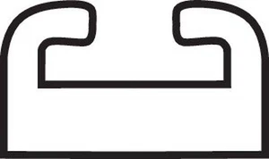 Kimpex Graphite Slide - Style 10M - 56in. L ATV/UTV Snowmobile 299482 04-194 - Picture 1 of 3