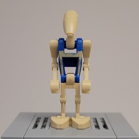 Lego Star Wars - Battle Droid Pilot Minifigure sw0360 - Blue Torso - 7958 75073