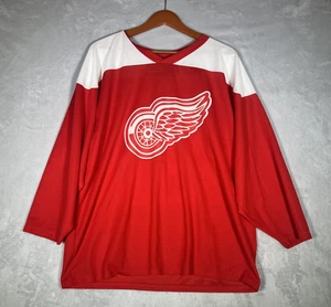 VTG CCM Detroit Red Wings Mens L Hockey Jersey Red White Curtis Joseph #31 NHL - Picture 1 of 13
