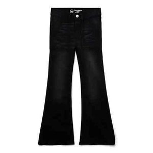 Wonder Nation Girls Fashion Flare Jeggings, Size 18 XXL BLACK - Picture 1 of 3