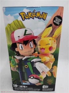 Mega Construx Pokemon Ash & Pikachu: Path to Victory Building Toy SEE DETAILS - Picture 1 of 4