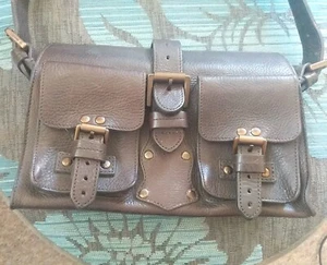 Blenheim Chocolate Brown Designer Satchel Mulberry Shoulder Handbag - Picture 1 of 24