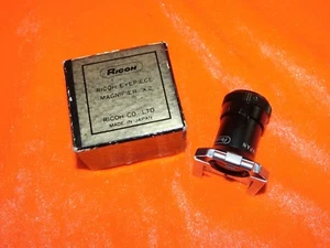 RICOH EYEPIECE MAGNIFIER X2 SUCHERVERGRÖßERUNG SLR CAMERA EYECUPS FINE CONDITION - Picture 1 of 9