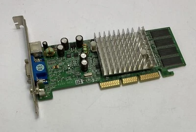 128MB Leadtek Winfast A340 GeForce FX5200 VGA / SVideo / Video AGP Graphics Card - Image 1 of 4