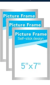10-Pack Magnetic Photo Pocket Frames, 5x7 inches - Durable & Stylish Display - Picture 1 of 3