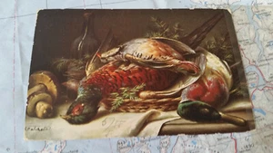 Flasche Vogel Jäger Pilz Ente Jagd Ansichtskarte Postkarte 8367 - Picture 1 of 2