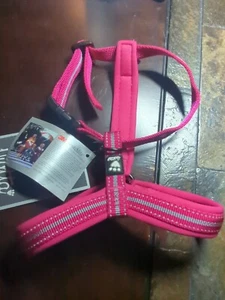 Hurtta Casual Padded Dog Y-Harness, Up To 18 in Cherry - Picture 1 of 6