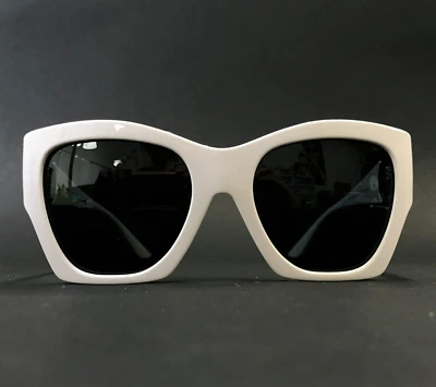 Gafas de sol Versace MOD.4452 314/87 blancas plateadas marcos mariposa con lentes grises Foto 1 de 4