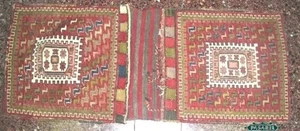 Persian Khorjin Saddlebag Woven Rug Shirvan Ca 1920 - Picture 1 of 4