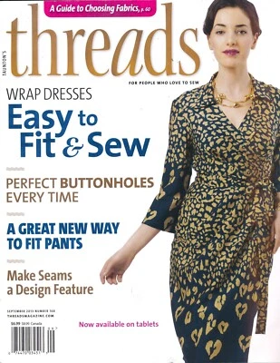 Threads Magazine #168 (For People Who Love to Sew), September 2013 - Image 1 of 2