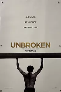 Póster original de una hoja de película UNBROKEN - 2014 - Imagen 1 de 5