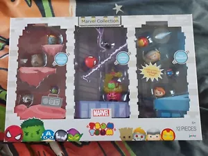 New Sealed Marvel Tsum Tsum Collection Disneystore Exclusive Rare - Picture 1 of 2