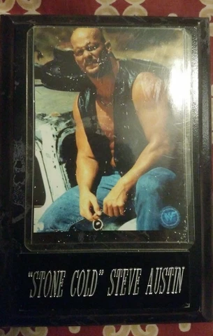 Stone Cold Steve Austin Card Plaque Cover