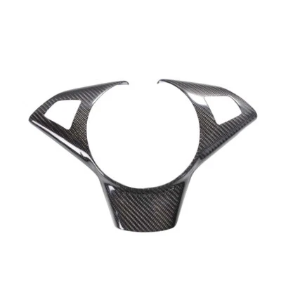 Real Carbon Fiber Steering Wheel Frame Cover for BMW 5 Series E60 M5 2004-2010 - Image 1 of 4