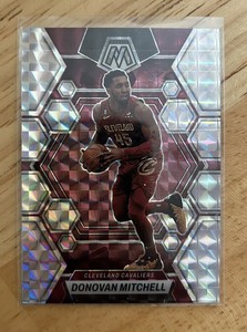 2022-23 Mosaic Silver Prizm #5 DONOVAN MITCHELL Cleveland Cavaliers, Mint