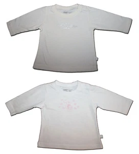 TWO Fred Bare Size 000 Long Sleeved T-Shirts ANGEL Wings & Squirrel - Picture 1 of 5