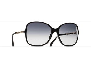 Chanel 5210QA C501/3C Damen Sonnenbrille schwarz/grau Farbverlauf 52 x 19 x 140 - Bild 1 von 7