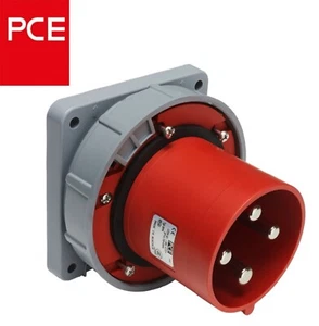 PCE 644-6 CEE-flanged plug straight [125A 4p 6h IP67] POWER TWIST (3P+PE) - Picture 1 of 2
