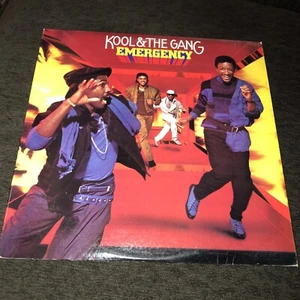 KOOL & THE GANG EMERGENCY LP Vinyl Record Vintage Music Album SLEEVE & FLYER IN - Picture 1 of 4