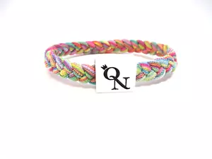 Electric Family Stretch Bracelet 'Queen' multi pastels with white - Picture 1 of 2