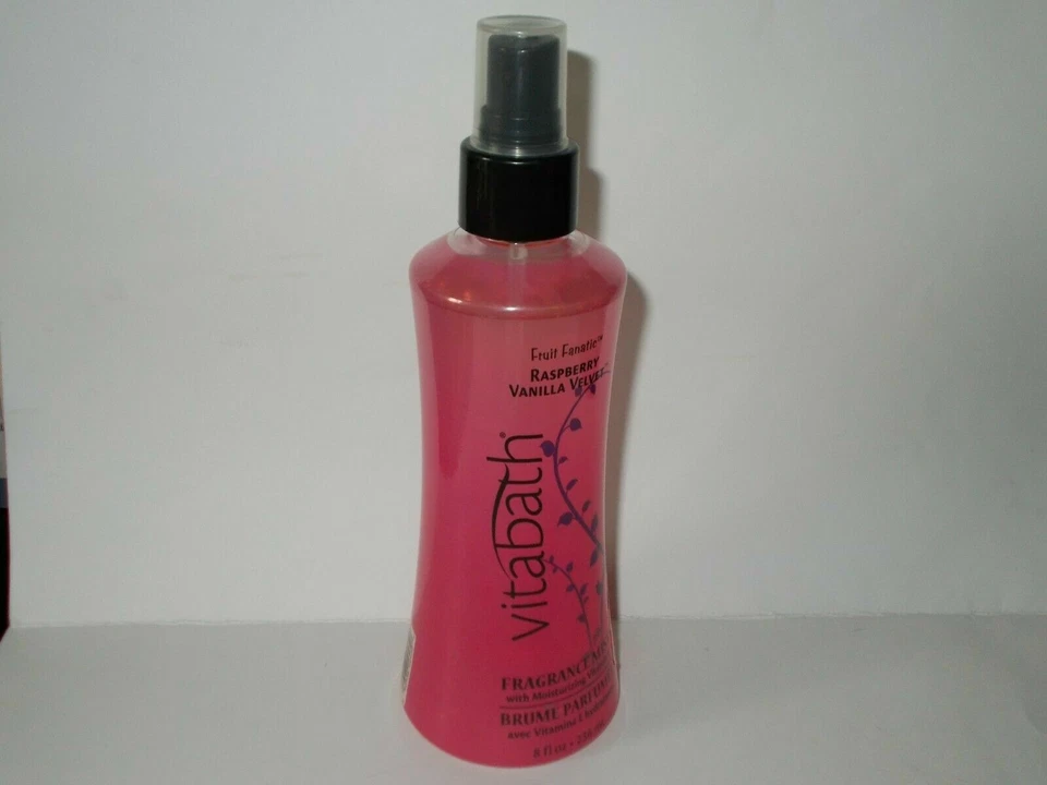 Vitabath Raspberry Vanilla Velvet Fragrance body mist 8 ounce NEW - Image 1 of 1