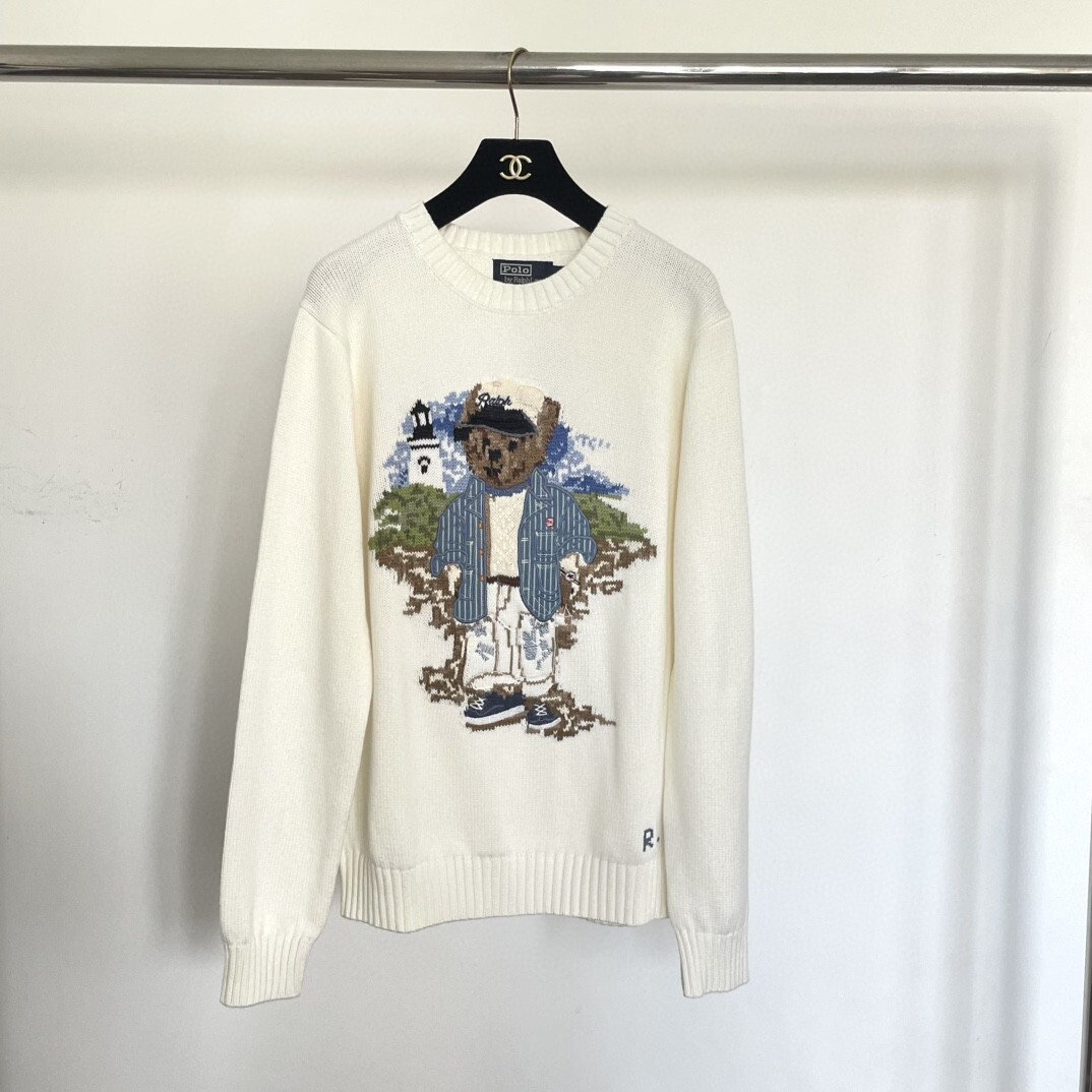 Polo Bear Knit In Men's Sweaters for sale | eBay
