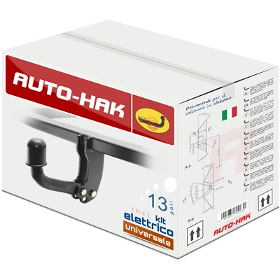 AUTO-HAK Gancio di traino fisso per Nissan Pick-Up D22 2002-2005 + kit el. 13-poli