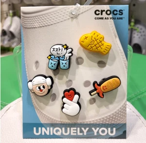 CROCS Jibbitz Memories of KOREA 5-Pack Shoe Charms Genuine +TRACK - Picture 1 of 6