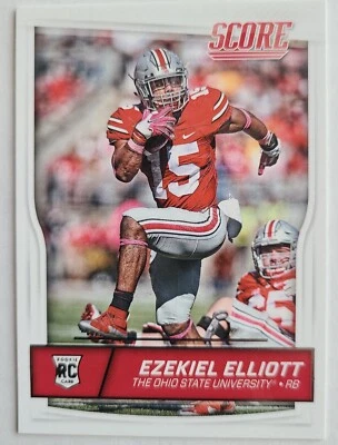 2016 Score #344 Ezekiel Elliott - Image 1 of 2