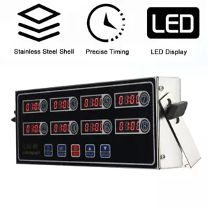NEU 8 Kanal kommerzieller digitaler Timer Rechner Küche laut Countdown modern - Bild 1 von 10