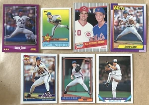 David Cone Lot Of 7 New York Mets Toronto Blue Jays ⚾️ - Picture 1 of 2