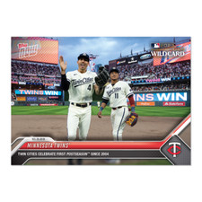 Minnesota Twins 1st Postseason Since 2012 - 2023 MLB TOPPS NOW Card 960