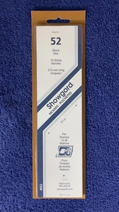 Showgard Black Stamp Mounting strips,  Size 52 x 215mm, Unopened pkg of 15 - Bild 1 von 3