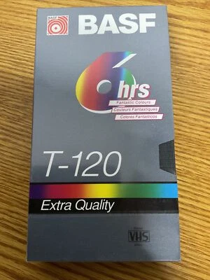 BASF T120 Extra Quality Stereo VHS Blank Tape SEALED - Image 1 of 2