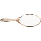Vanity Mirror Abs Glass Magnifying Retro Carved Cosmetic