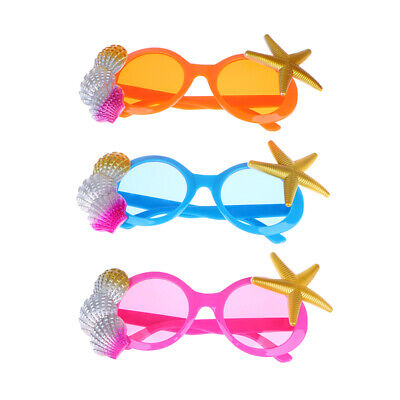 Summer Beach Shell Glasses Mermaid Birthday Party Decor Beach Holiday Supplies-x • 3.97€