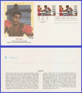 USA4 #2051 U/A FLEETWOOD FDC Los Angeles Olimpics Boxing - Picture 1 of 1