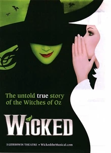 2016 PRINT AD - WICKED THE MUSICAL - GERSHWIN THEATRE AD - THE WITCHES OF OZ - Picture 1 of 1